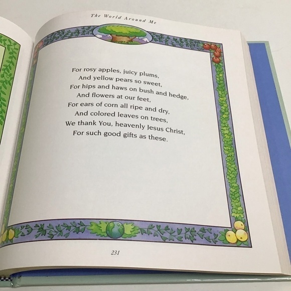 Vintage Poems and Prayers for Children Book Lynne Suesse 1999 Hardcover 1st Ed - Picture 8 of 16
